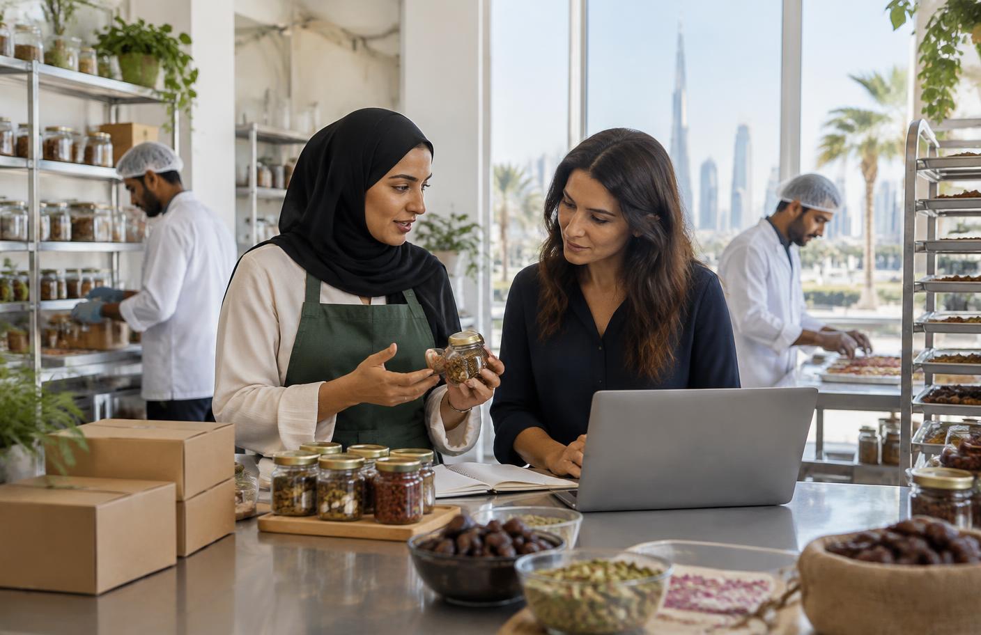 A UAE business owner discussing practical improvements